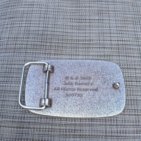 2005 Y2K  Jack Daniel's Silver Whiskey County Belt Buckle - Picture 4 of 4